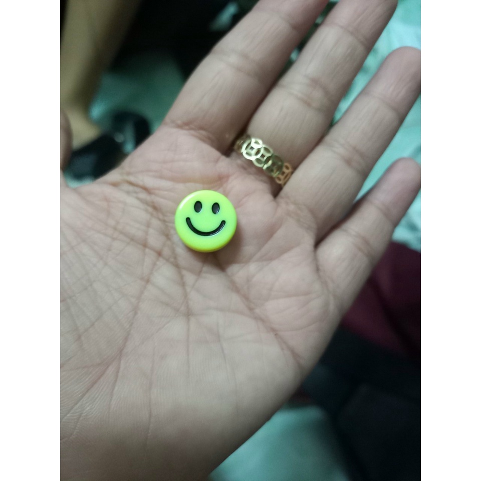 2-5 viên măt cười nhựa đủ màu làm vòng tay hanmade size 16mm