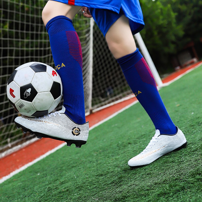 Giày đá bóng FG C Ronaldo chất lượng cao cỡ 32 - 45 cho người lớn/trẻ em