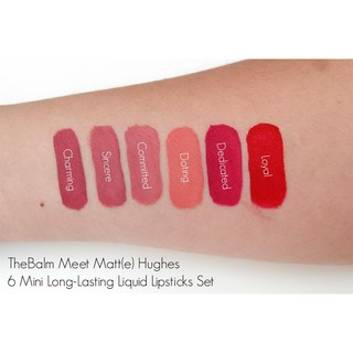 Set mini son kem lì The Balm Meet Matte Hughes