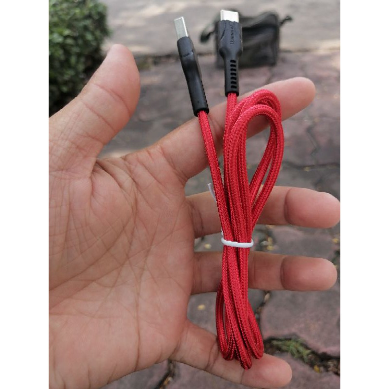 cáp sạc nhanh Hammer 1M micro,type c,dây dù