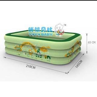 [M][FREE ] Combo hồ bơi 2,1m kèm bơm điện và phao cổ [ HÀNG CHUẨN ]