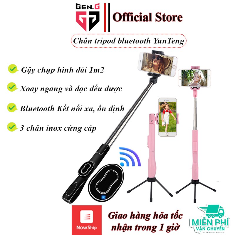 Gậy chụp hình bluetooth đa năng thế hệ mới C9 và Tripod bluetooth có chân giá đỡ điện thoại lives | WebRaoVat - webraovat.net.vn