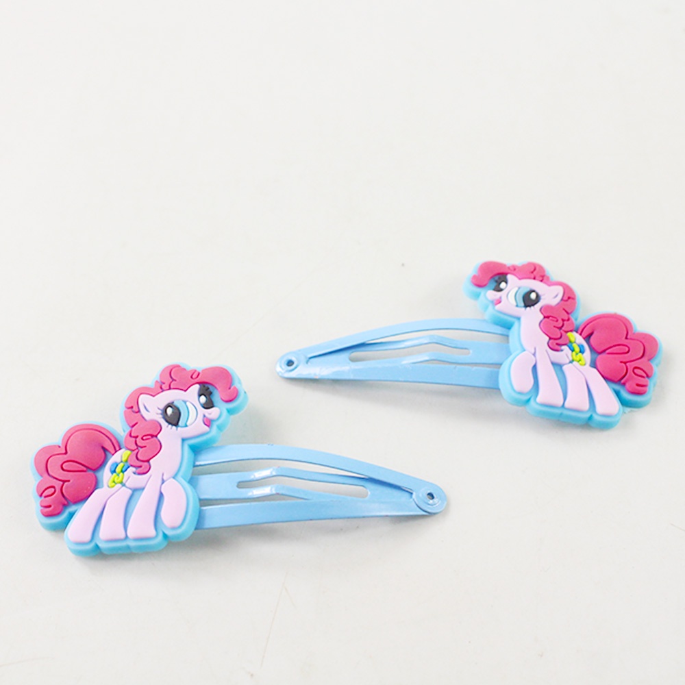 Set 46 Kẹp Tóc Họa Tiết Hoạt Hình My Little Pony / Anna / Elsa / Pikachu Cho Nữ