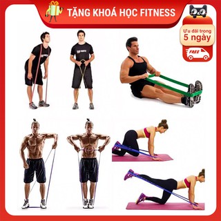 Dây Kháng Lực Powerband, Dây Cao Su Tập Toàn Thân Chính hãng Process