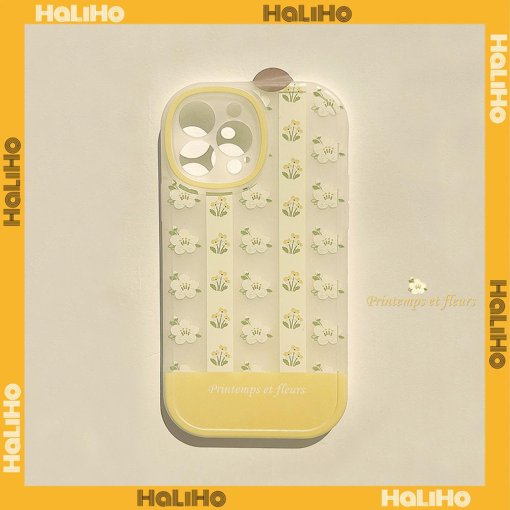 iPhone Case Silicone Soft Case Clear Case TPU Airbag Shockproof Full Coverage Protection Camera Yellow Lace Flower For iPhone 13 Pro Max iPhone 12 Pro Max iPhone 11 iPhone 7 Plus