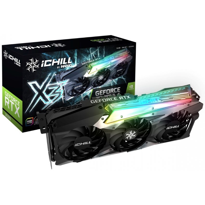 Card màn hình Inno3D RTX 3090 ICHILL X3
