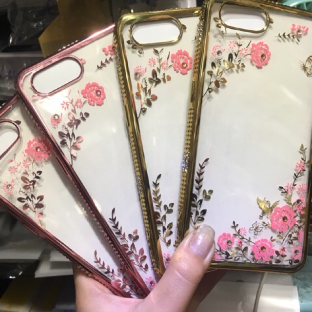 Ốp lưng Oppo A3S hoa hồng