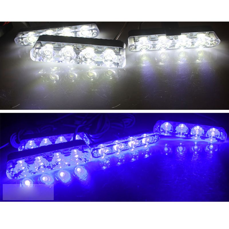 Thanh Đèn LED Cảnh Báo Khẩn Cấp 3 Chế Độ Mini Cho Xe Hơi / Xe Tải