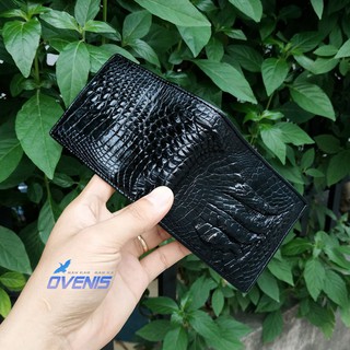 Ví cá sấu móng tay. 2 MẶT DA CÁ SẤU CAO CẤP!