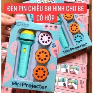 Đèn pin chiếu hình cho bé 80 hình