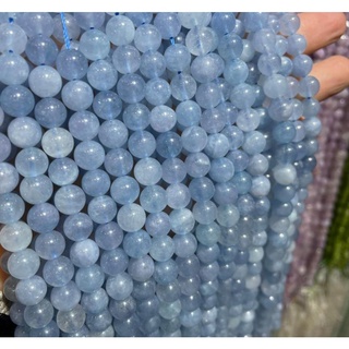 DIY Aquamarine round Beads 6mm/8mm/10mm