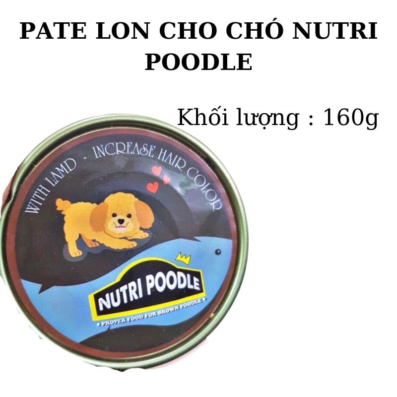Pate lon cho chó Nutri dog-Nutri poodle-hộp 160g-familypetshop.vn