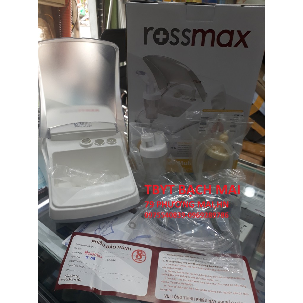 MÁY XÔNG HÚT MŨI 2 TRONG 1 ROSSMAX NA100 Neb Multi LOẠI 2