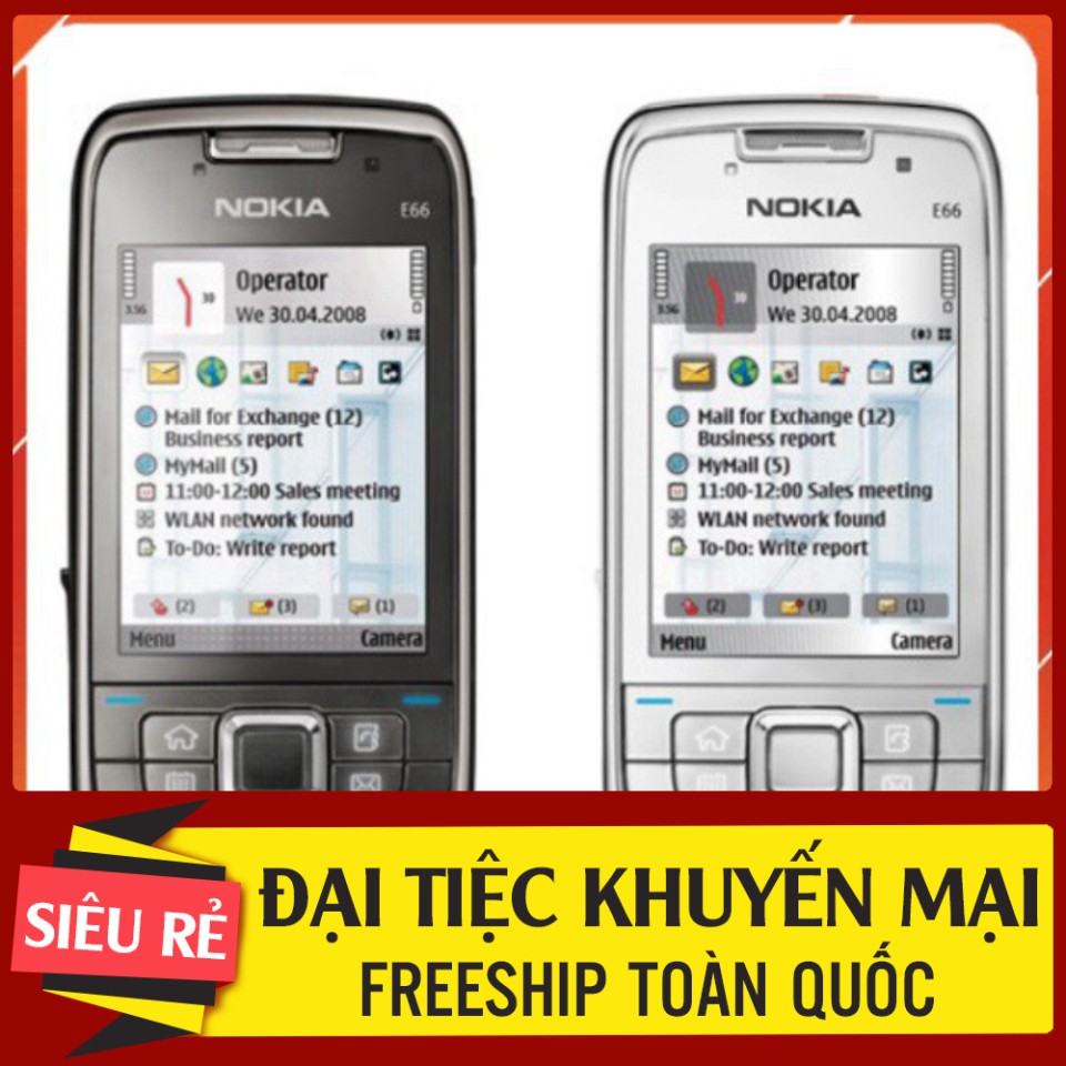 GIÁ KỊCH SÀN Điện Thoại Nokia E66 Hàng Chính Hãng Bảo Hành 6 tháng GIÁ KỊCH SÀN