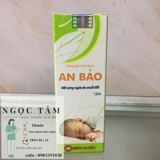 Tinh dầu lăn ngừa muỗi đốt an toàn cho bé AN BẢO
