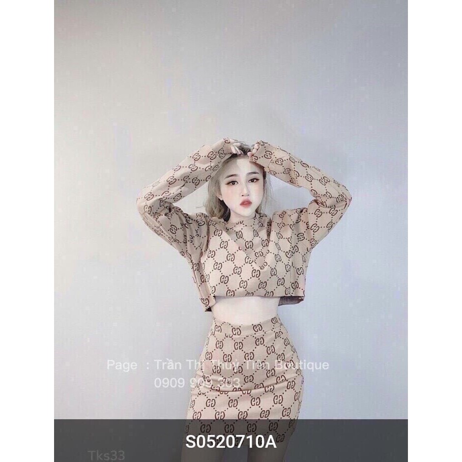 SET ÁO TAY DÀY KÈM CHÂN VÁY SIÊU HÓT - Bum.clothing