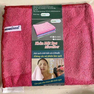 Bộ 2 Khăn Mặt Spa Siêu Sạch KT: 30x35 Homeinno