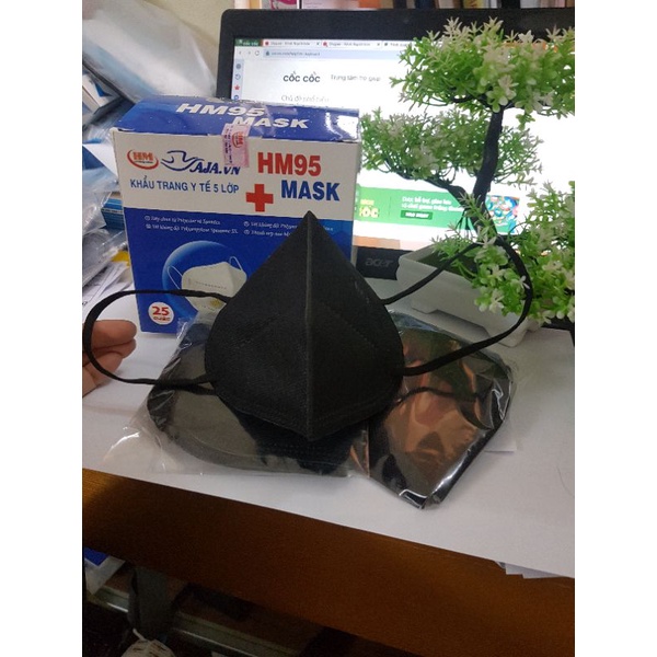 [Mã COSDAY giảm 8% đơn 150K] Hộp 25 chiếc khẩu trang y tế N95 không van/ N95 có van màu đen | BigBuy360 - bigbuy360.vn