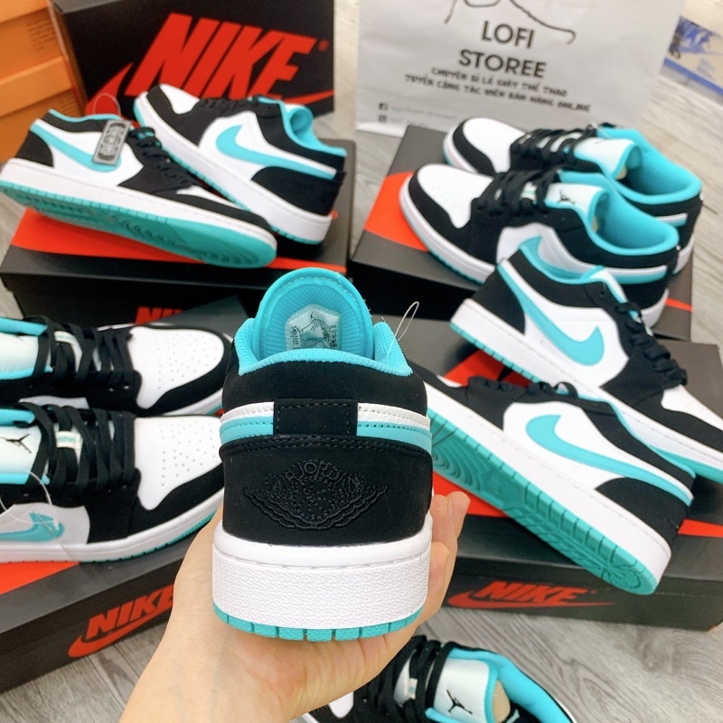 Giày Sneaker Xanh Đen thấp cổ [ẢNH THẬT] Giầy Thể Thao Jordan Nam Nữ Hot Trend