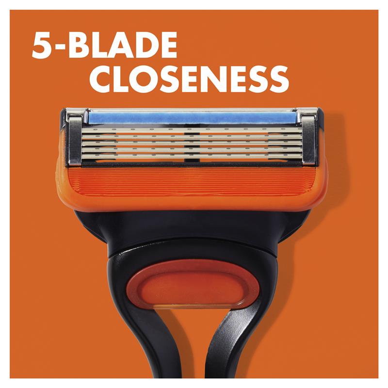 Dao cạo râu Gillette Fusion 5 (cam) Cây đơn + 2 lưỡi