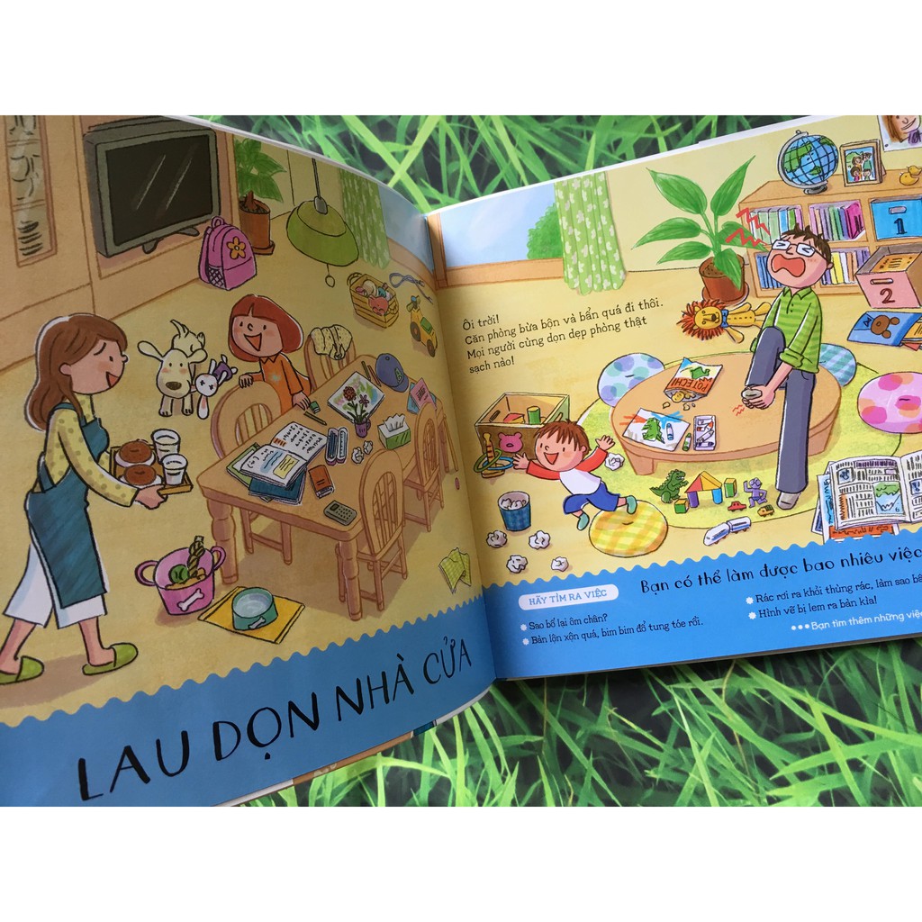 Sách Ehon Kỹ Năng Sống: Em Làm Việc Nhà