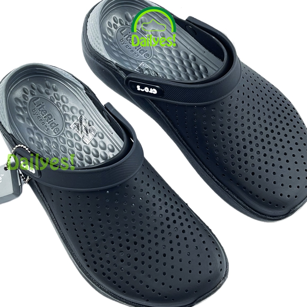 Sục Cross Literide Nam Nữ Màu Full Đen siêu êm, hàng xịn, full tag, hỗ trợ đổi trả - Cross Literide Dailyes