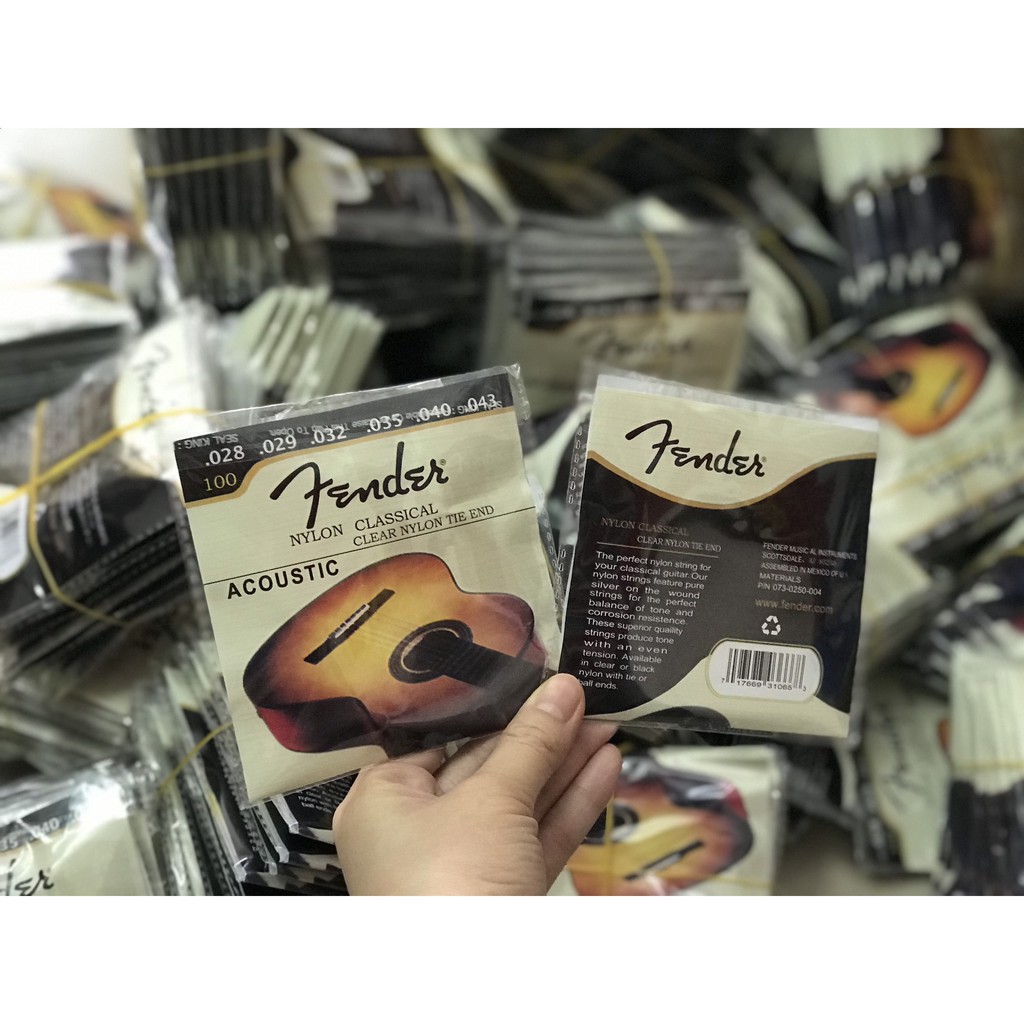 Bộ dây guitar classic nilon Fender