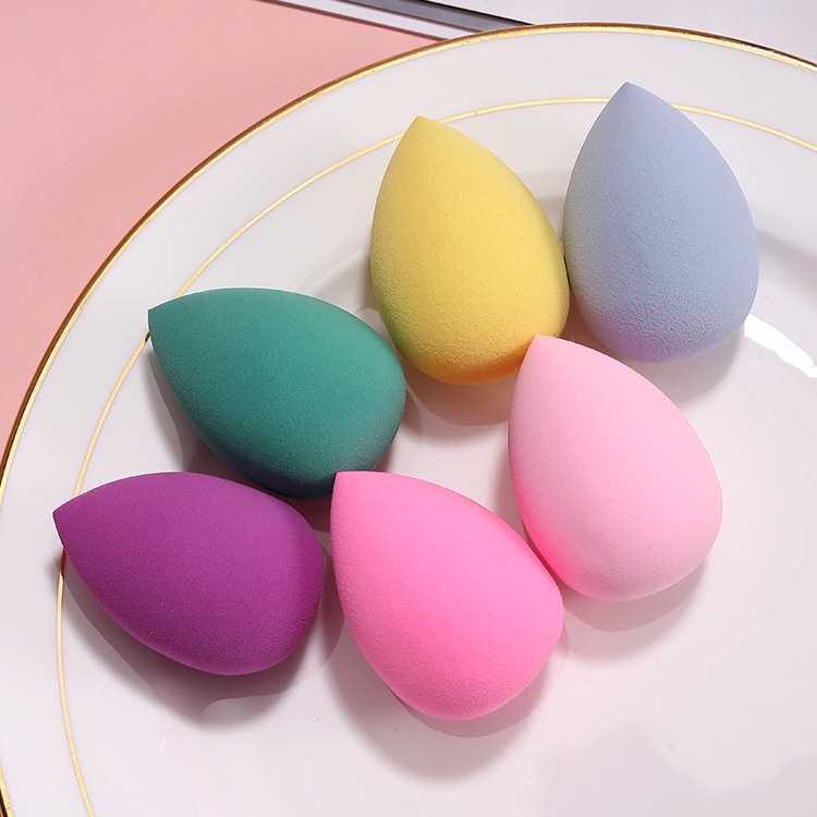 [Hàng mới về] Set 4 / 12 mút trang điểm mini hình quả trứng màu sắc ngọt ngào sử dụng tiện lợi
