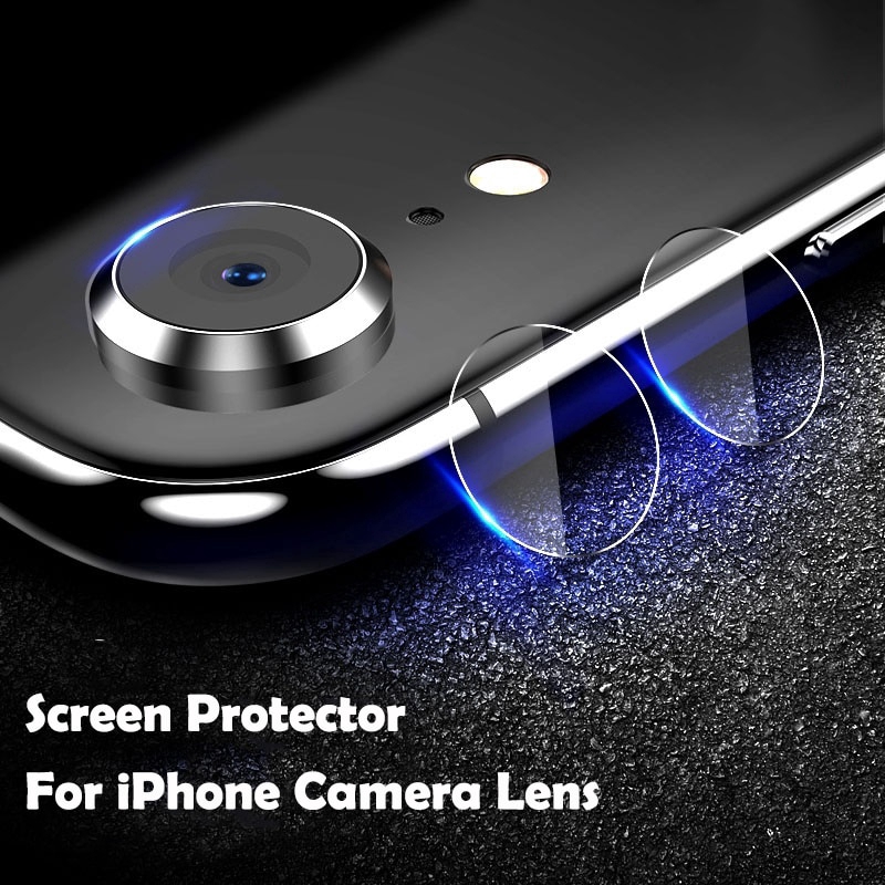 Đối với iPhone 7 8 6 6s plus X XS max XR 11 pro max Kính cường lực Bảo vệ màn hình Máy ảnh Bảo vệ ống kính cường lực