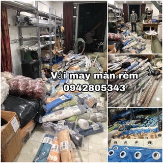 vải gấm thô may rèm màn (vải chưa may)