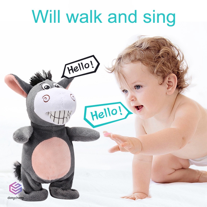 Đồ Chơi Con Lừa Nhồi Bông Thông Minh Biết Nói Vui Nhộn