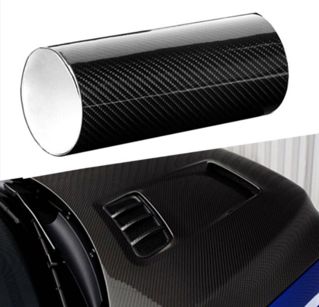 Phim Dán Sợi Carbon 6D / 7D Chất Lượng Cao Trang Trí Nội Thất Xe Hơi Cuộn Phim Vinyl Sợi Carbon 7D Dán Trang Trí Xe Hơi/Xe Máy 30Cm x 152CM