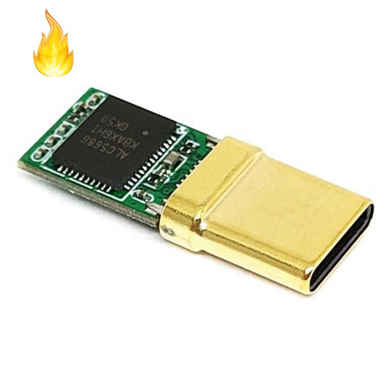 Phích Cắm Giải Mã Usb-C ALC5686 1U 32Bit 384Khz DIY