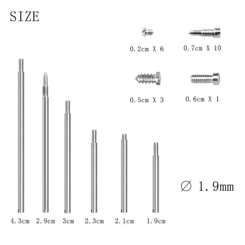Bộ 34 Ốc Vít Kim Loại Sửa Chữa Bảo Trì Kèn Clarinet