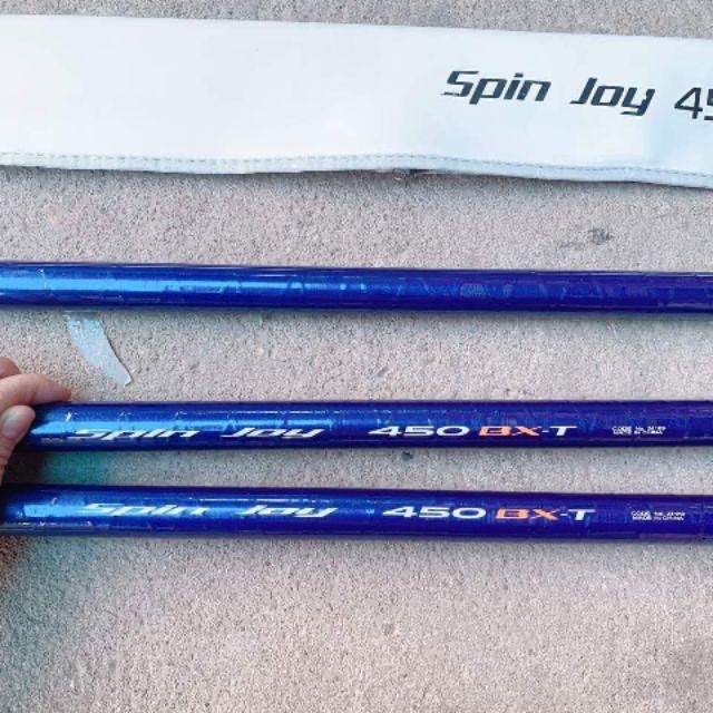 cần lục spin joy dài 4m5 cần cực khoẻ tải cá 30kg y hình