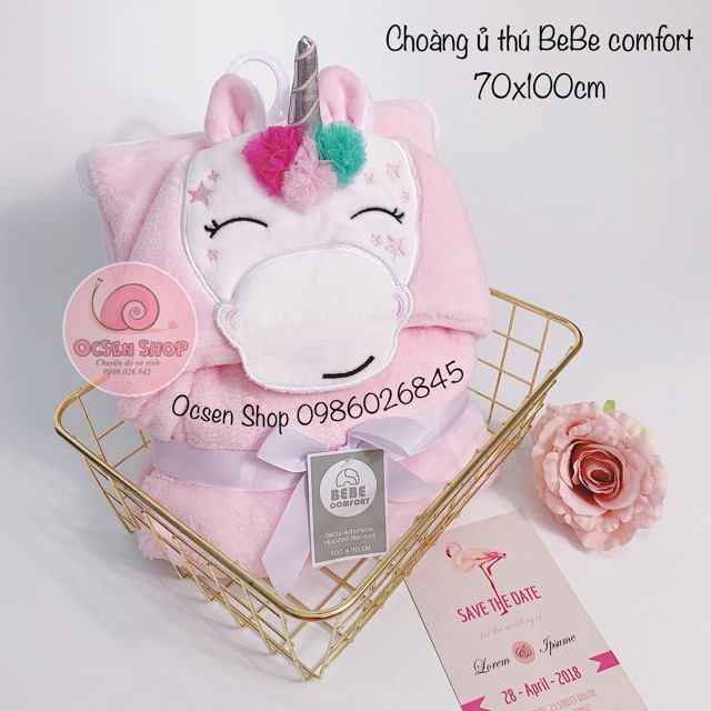 Chăn choàng ủ thú BeBe comfort