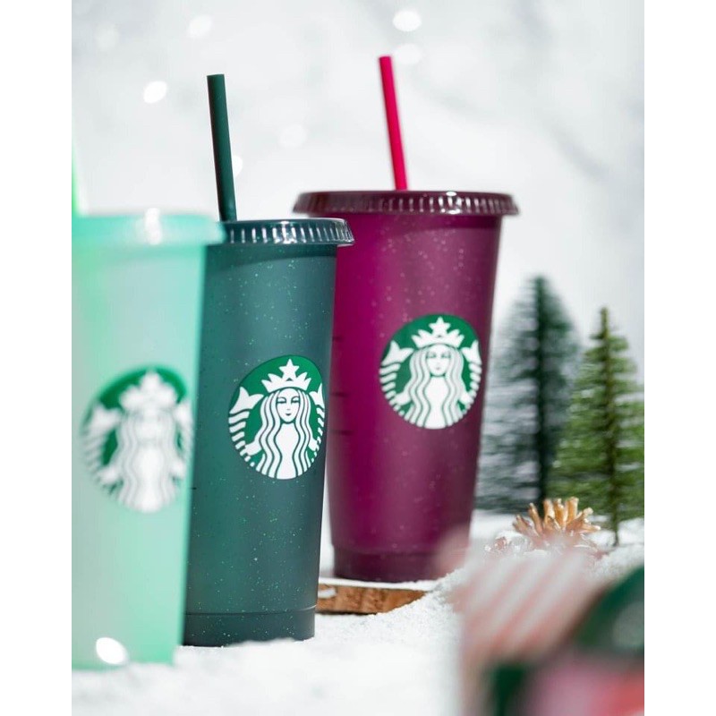 LY STARBUCKS - HOLIDAY GLITTER COLD CUP