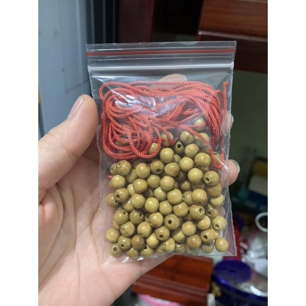 50 hạt dâu tằm chuẩn + 2m dây xâu vòng cho bé