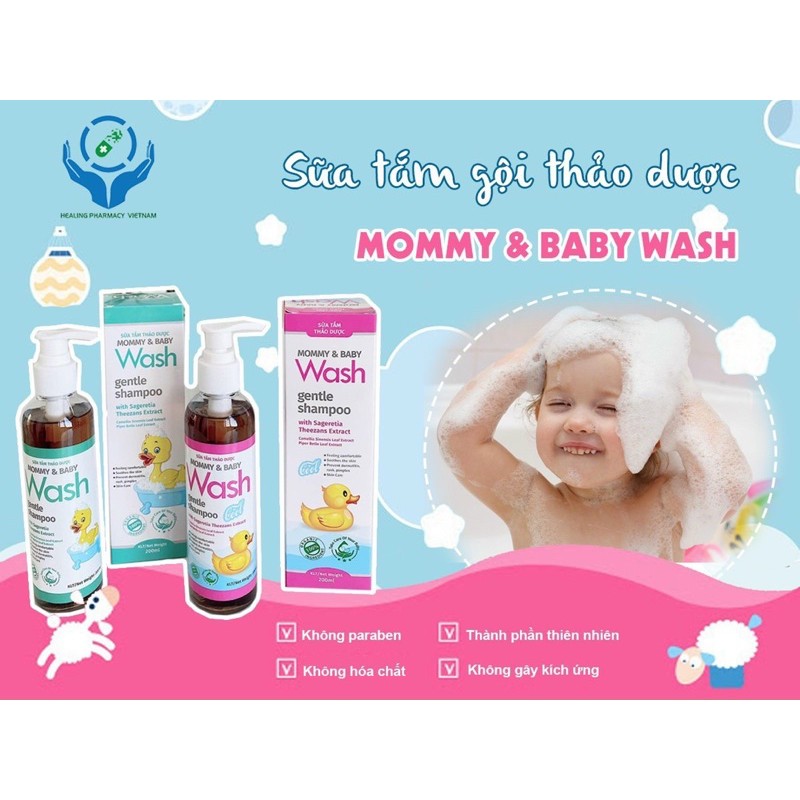 Bộ Đôi Tắm 🛁 Gội mùa hè Mommy care