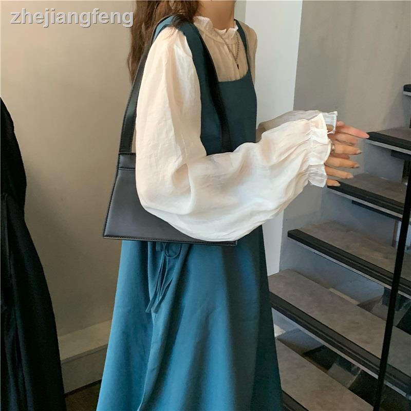 Đầm Yếm Dáng Rộng Phong Cách Thời Trang Hàn Quốc Dành Cho Nữ