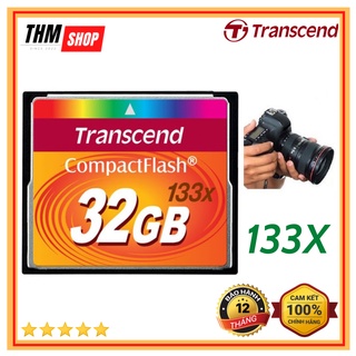 Thẻ nhớ cf transcend compactflash 32gb 133x speed dùng cho máy ảnh , máy cnc