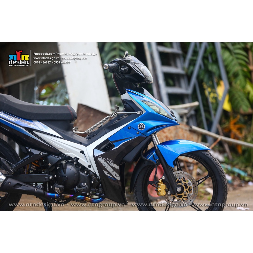 Tem rời exciter 2006-1010 xanh đen spark cover