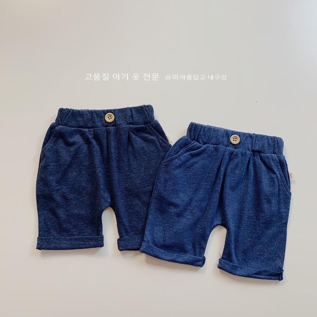 Quần đùi cotton cho bé