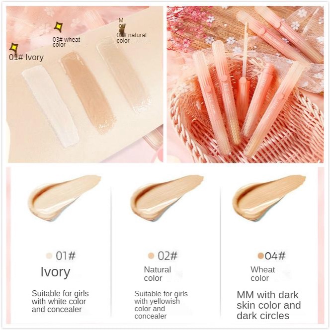 [Hàng mới về] Kem che khuyết điểm lâu trôi chống thấm nước tiện dụng cho nữ | BigBuy360 - bigbuy360.vn