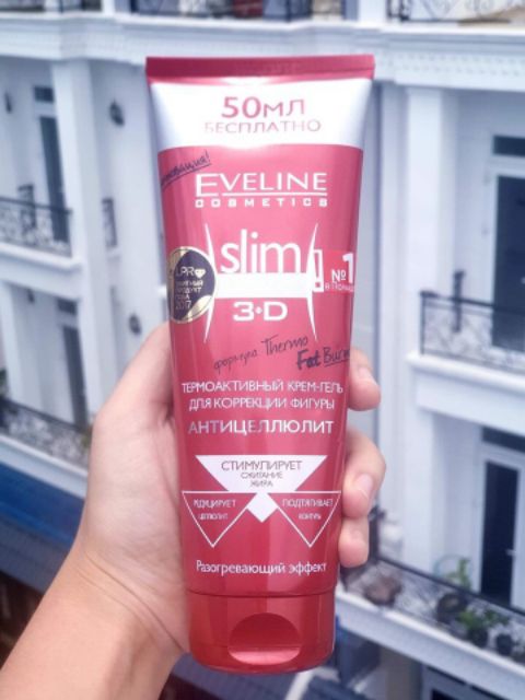 BỘ ĐÔI KEM TAN MỠ EVELINE SLIM EXTREME 3D, 4D VÀ ĐAI NỊT BỤNG