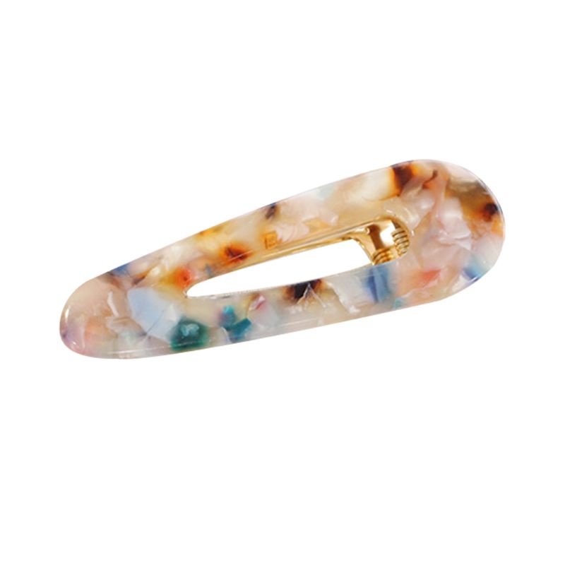 Kẹp Tóc Bên Hông Họa Tiết Hình Học / Giọt Nước Phong Cách Nhật Bản Cho Nữ