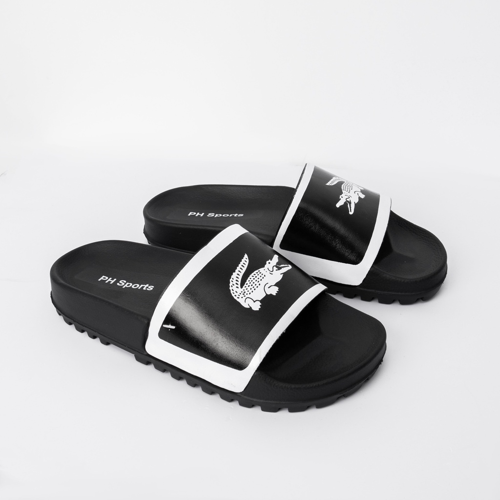 Dép quai ngang nam, nữ siêu nhẹ cá sấu LC D41