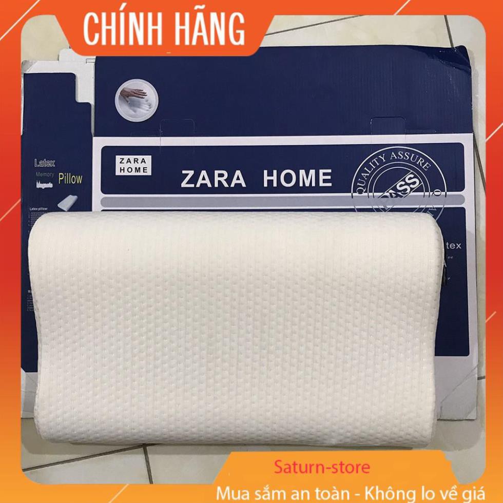 Gối cao su non Zara Home Nhật Bản cao cấp, Không Gây Đau Mỏi Cổ Sau Giấc Ngủ Dài, 100% Làm Từ Cao Su Thiên Nhiên Cao Cấp