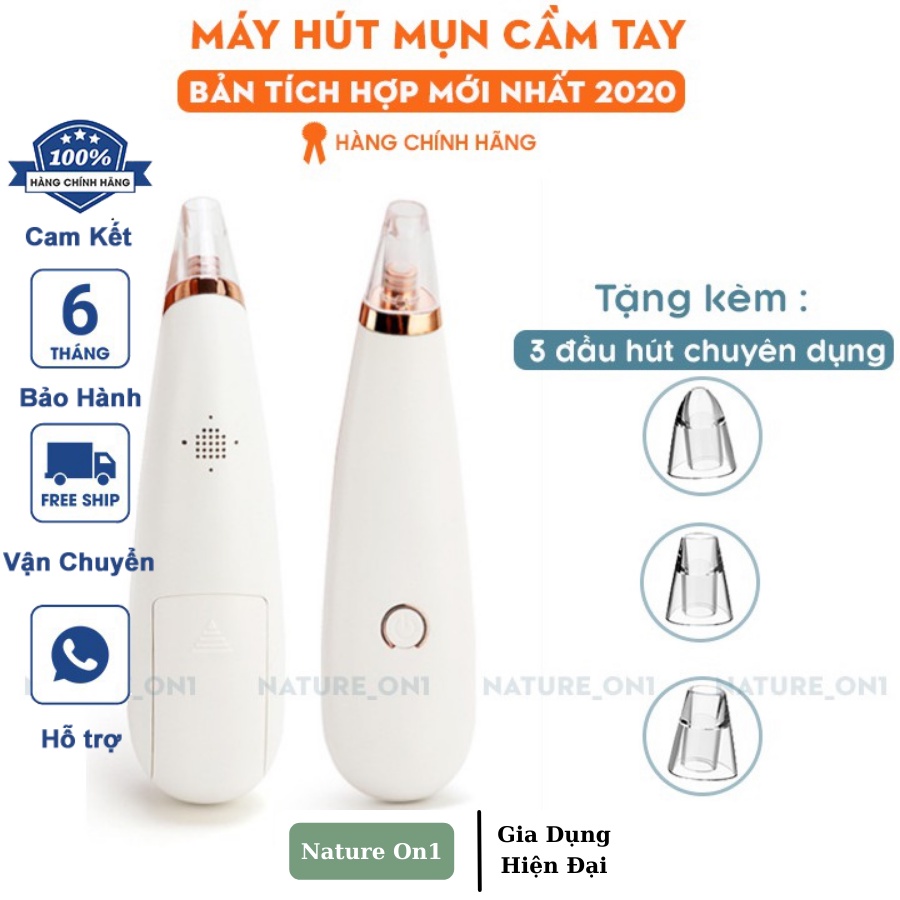 Máy Hút Mụn Lực Hút Mạnh Sạch Đầu Đen Trứng Cá - Nhỏ Gọn Tiện Lợi Khi Sử dụng - Phù Hợp Với Nhiều Loại Da