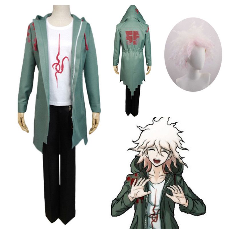 Trang phục hóa trang nhân vật Komaeda Nagito hoạt hình Super Danganronpa 2 tùy chọn